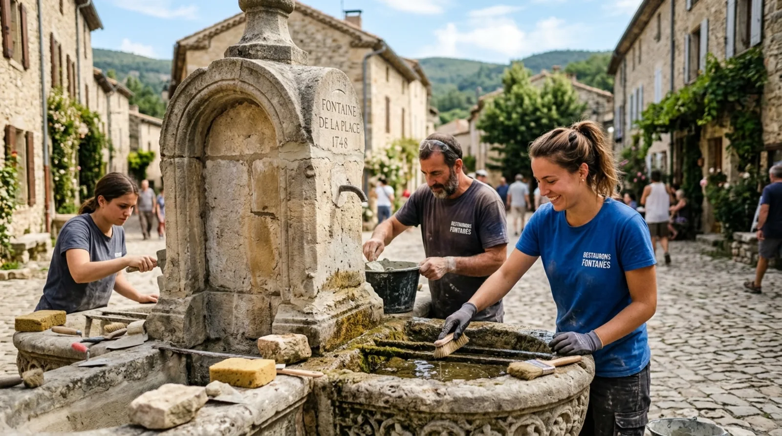 Restauration active du bâti de pierre et maçonnerie vernaculaire à Fontanès